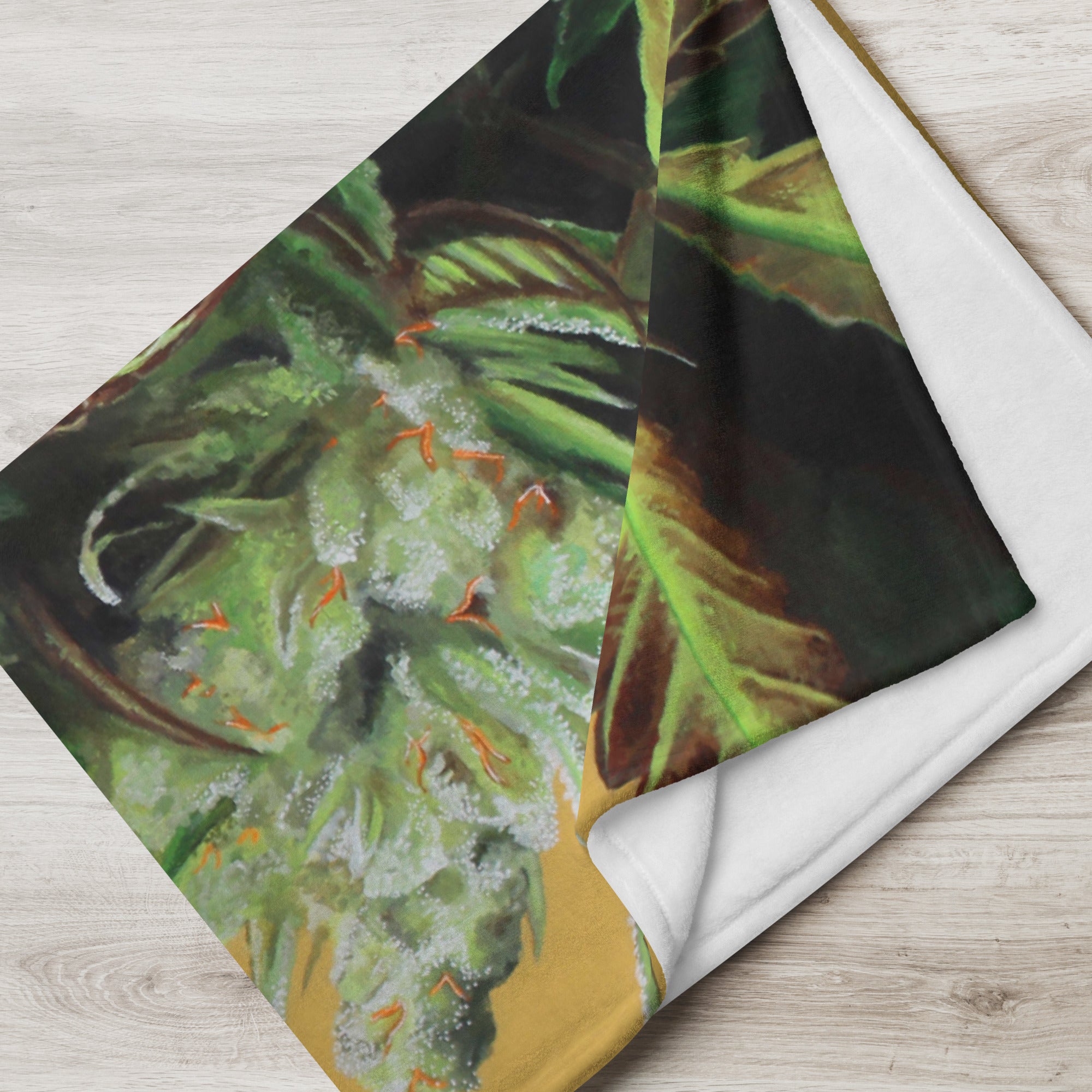 Super Lemon Haze Throw Blanket