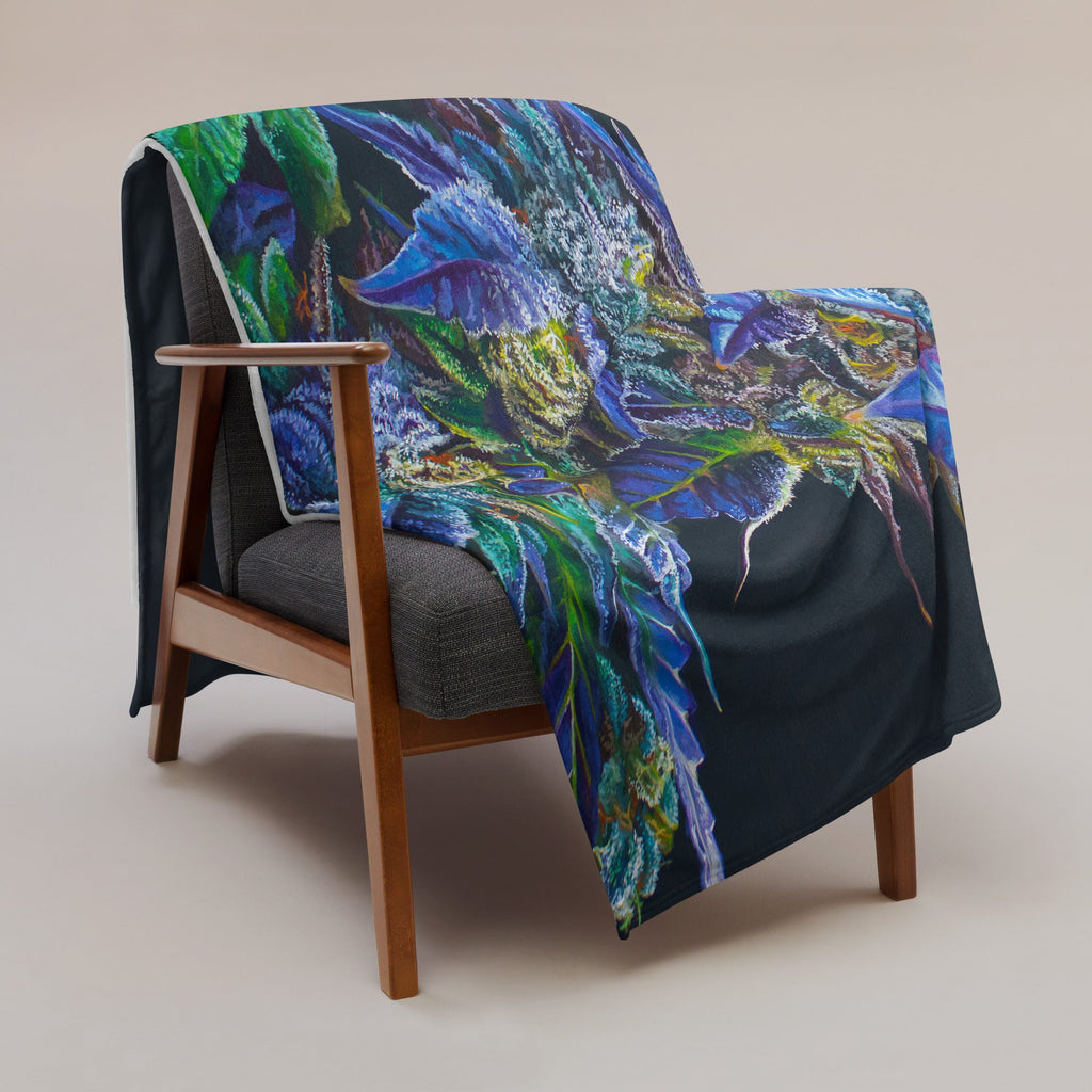 Khalifa Kush Throw Blanket