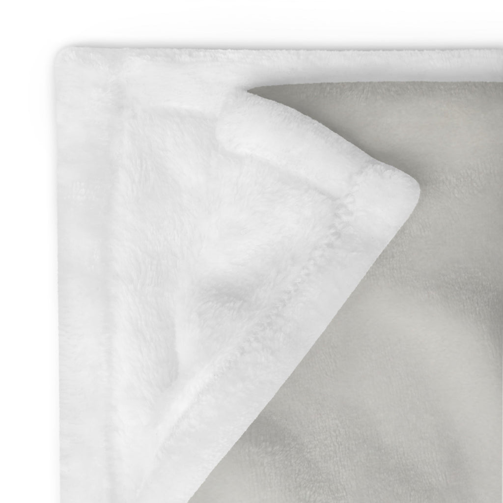 White Durban Throw Blanket