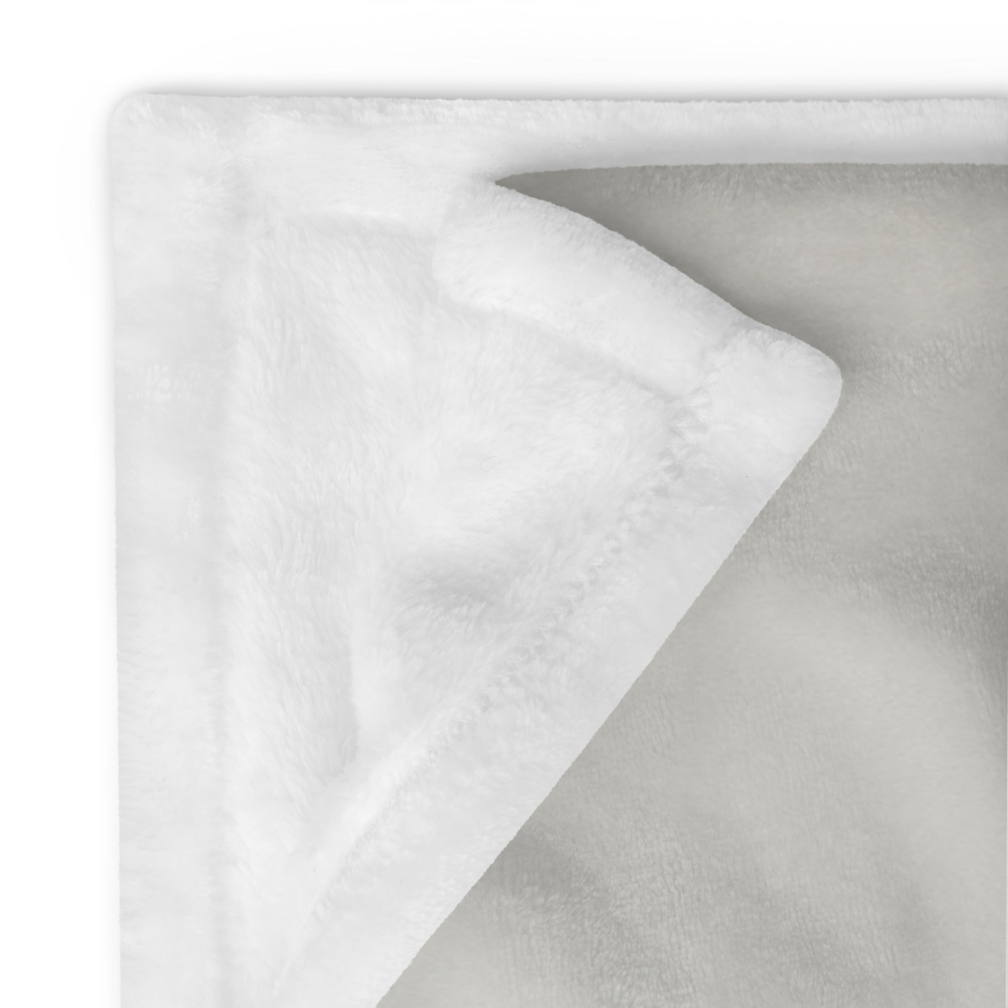 White Durban Throw Blanket