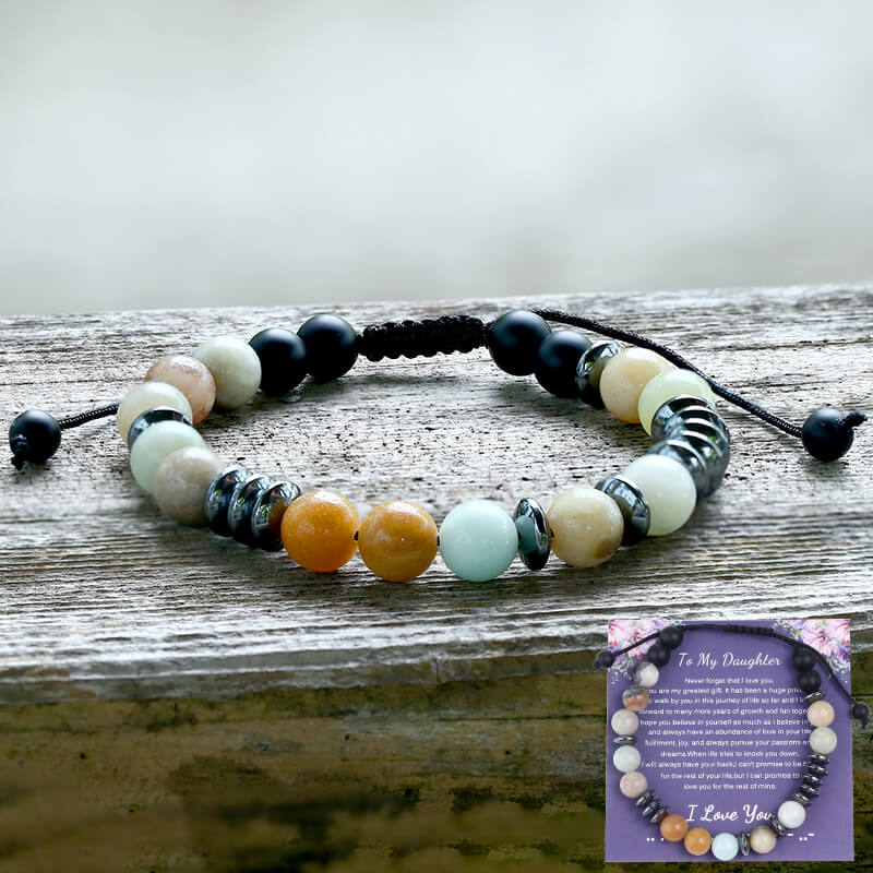 To My Daughter I Love You Morse Code Bracelet
