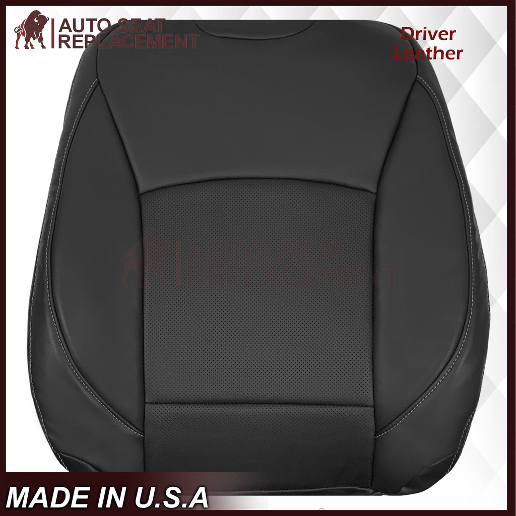 2015-2019 Subaru Outback LIMITED Replacement Leather Seat Covers: Perforated, Black