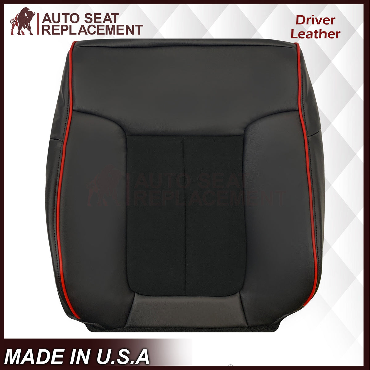 2013–2014 Ford F-150 FX4 Appearance Package Black Seat Cover with Suede Insert
