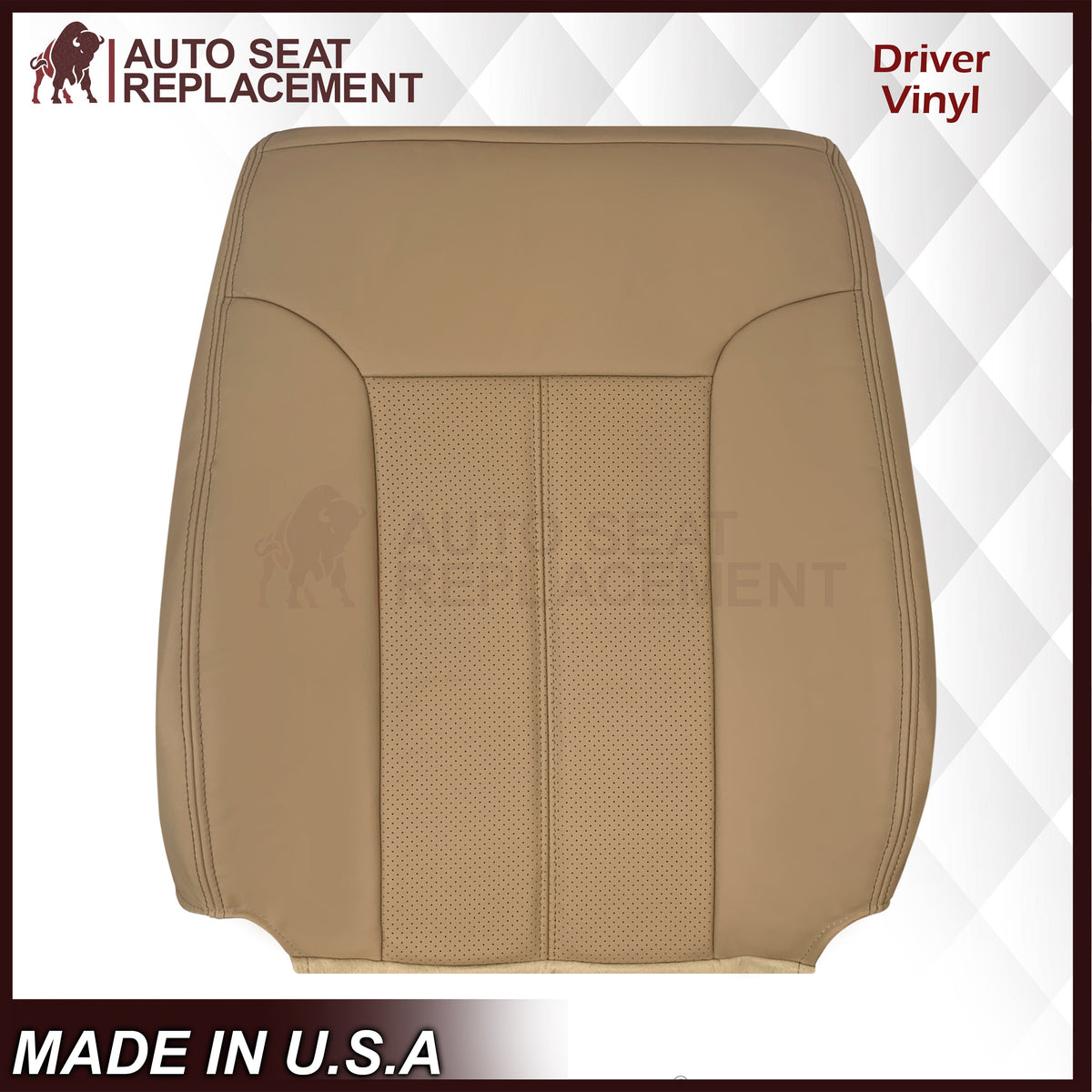 2011-2016 Ford F-250 F-350 F-450 Lariat Seat Cover Replacement in Adobe Tan: Choose From Variants