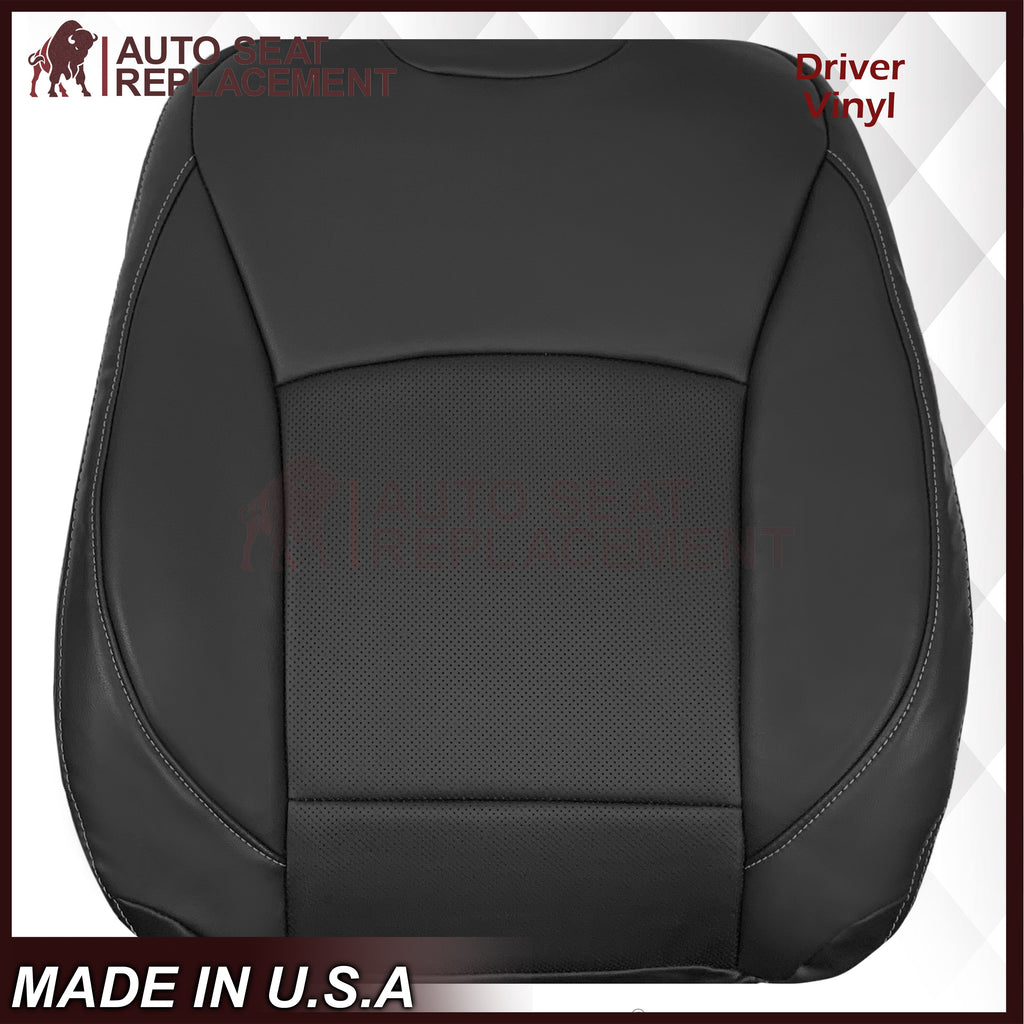 2015-2019 Subaru Outback LIMITED Replacement Leather Seat Covers: Perforated, Black