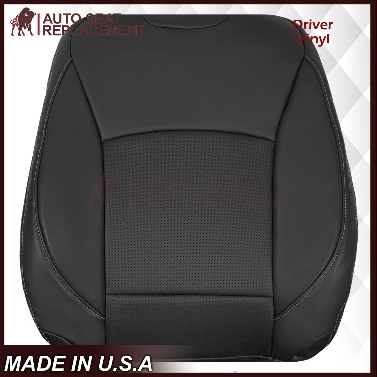 2015-2019 Subaru Outback LIMITED Replacement Leather Seat Covers: Perforated, Black
