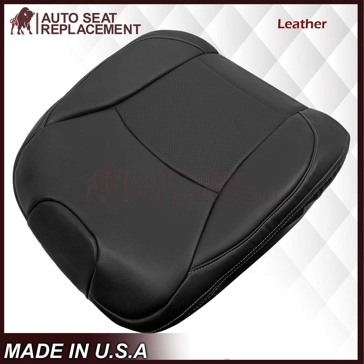 2015-2019 Subaru Outback LIMITED Replacement Leather Seat Covers: Perforated, Black