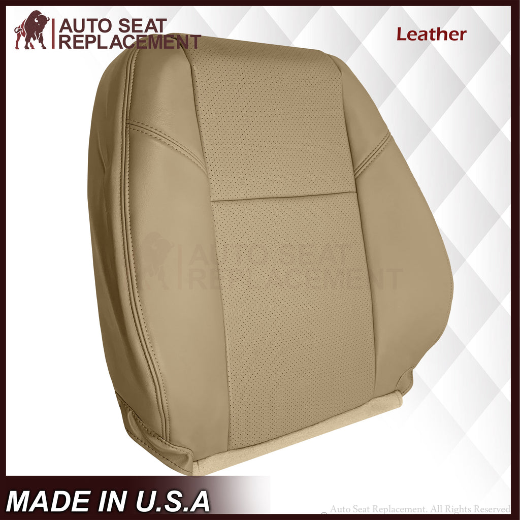 2009-2014 Cadillac Escalade Perforated Seat Cover in Light Cashmere Tan: Choose From Variation