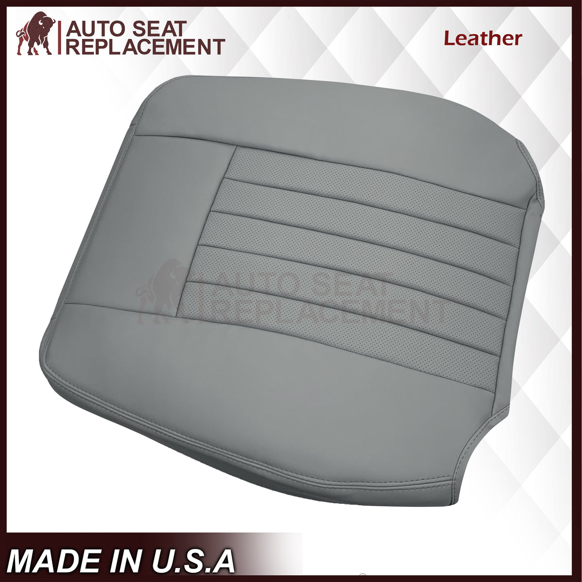 2003 2004 Lincoln Navigator Replacement Seat Covers in Gray: Choose Genuine Leather or Vinyl