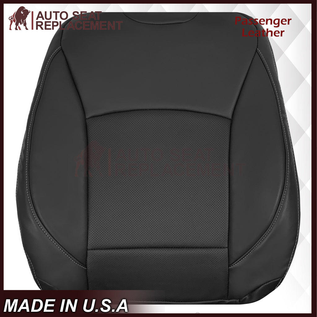 2015-2019 Subaru Outback LIMITED Replacement Leather Seat Covers: Perforated, Black