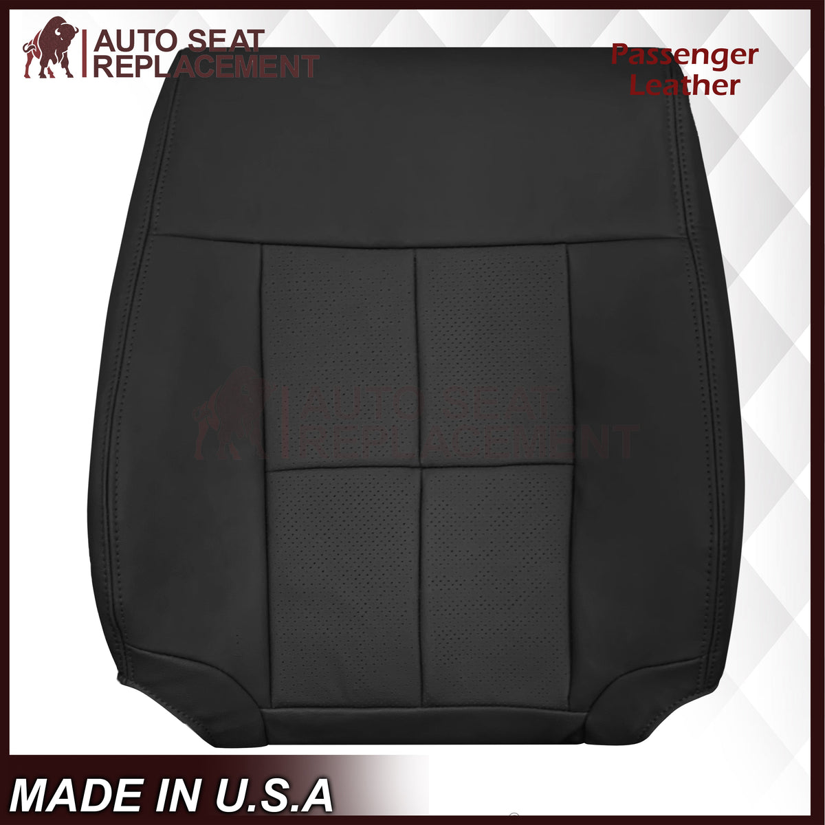 2007 - 2014 Lincoln Navigator Replacement Seat Covers in Black Leather or Synthetic Leather