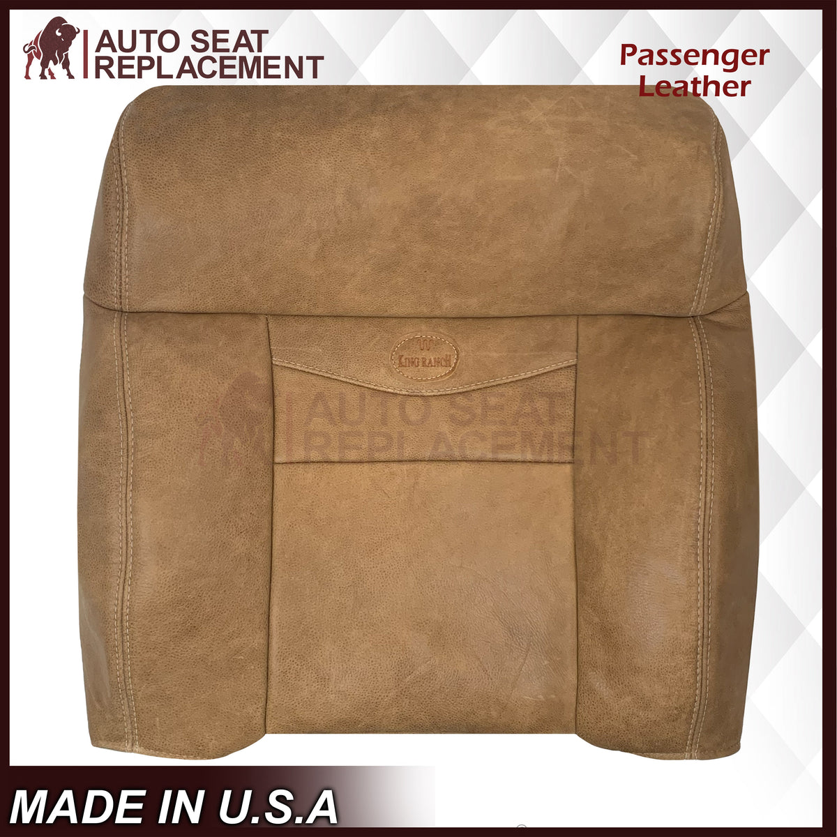 2005 2006 2007 2008 Ford F150 King Ranch New Front GENUINE LEATHER Seat Covers