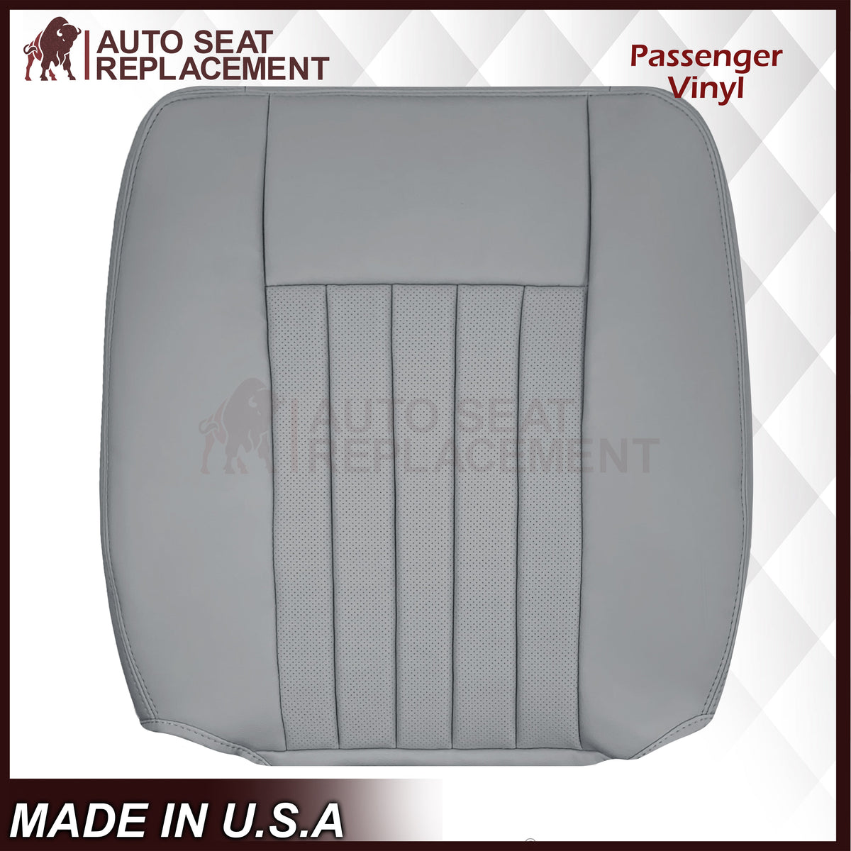 2003 2004 Lincoln Navigator Replacement Seat Covers in Gray: Choose Genuine Leather or Vinyl