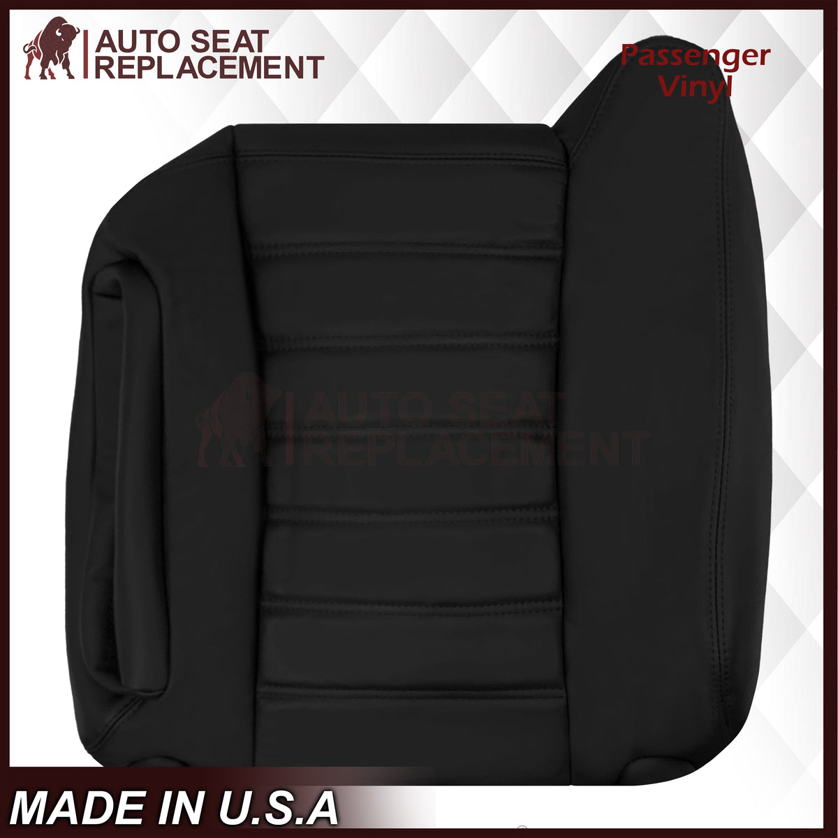 2003 - 2007 Hummer H2 SUV SUT Adventure LEATHER Seat Cover: Ebony Black