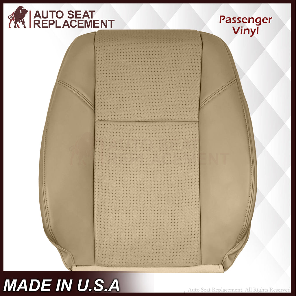 2007-2008 Cadillac Escalade Perforated Seat Cover in VERY Light Cashmere Tan: Choose From Variation