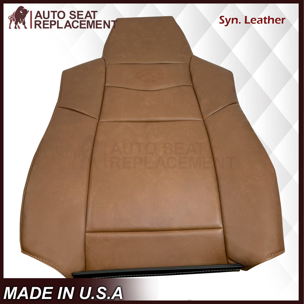 2002-2007 Ford F250 F350 King Ranch Replacement Synthetic Leather Front Seat Covers