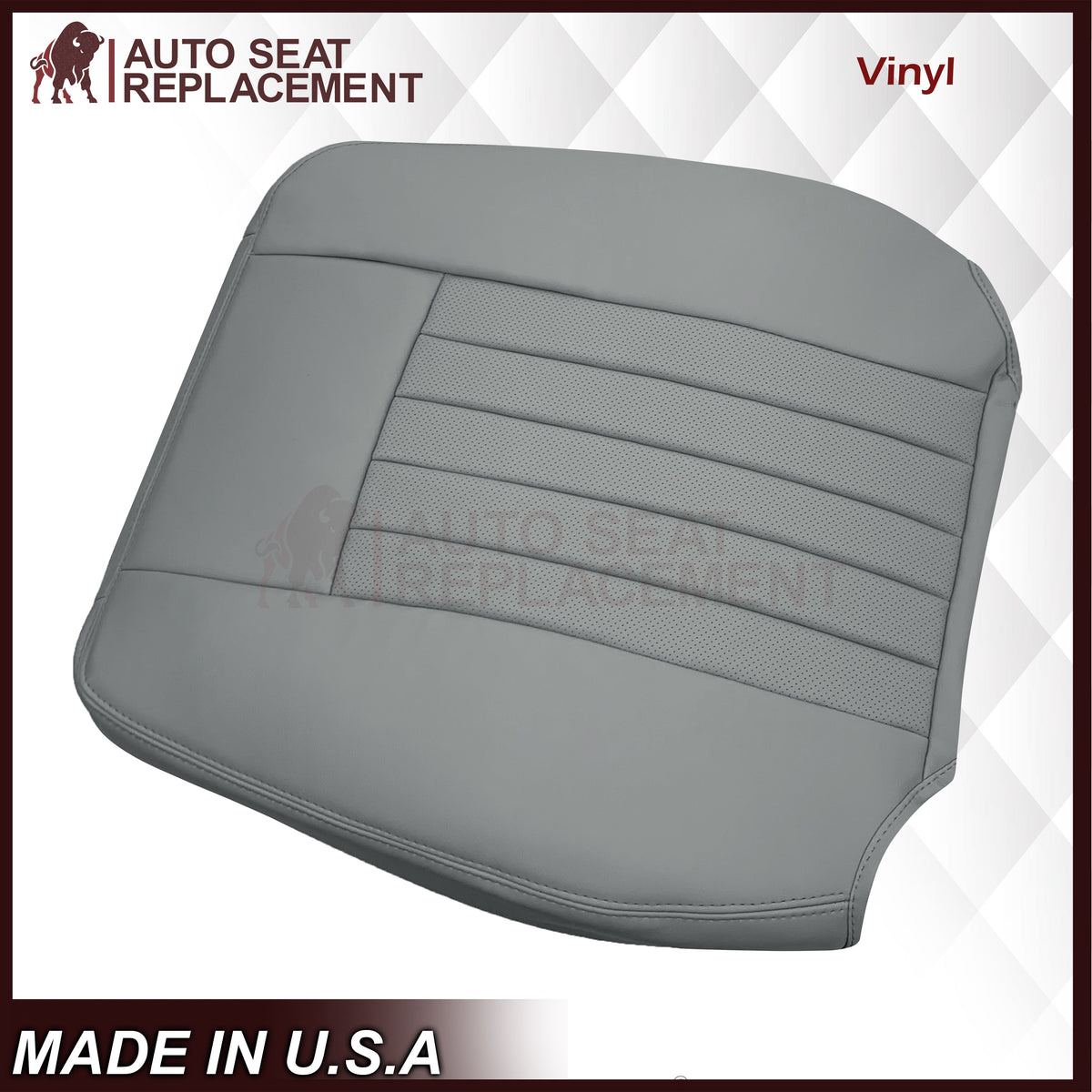 2003 2004 Lincoln Navigator Replacement Seat Covers in Gray: Choose Genuine Leather or Vinyl