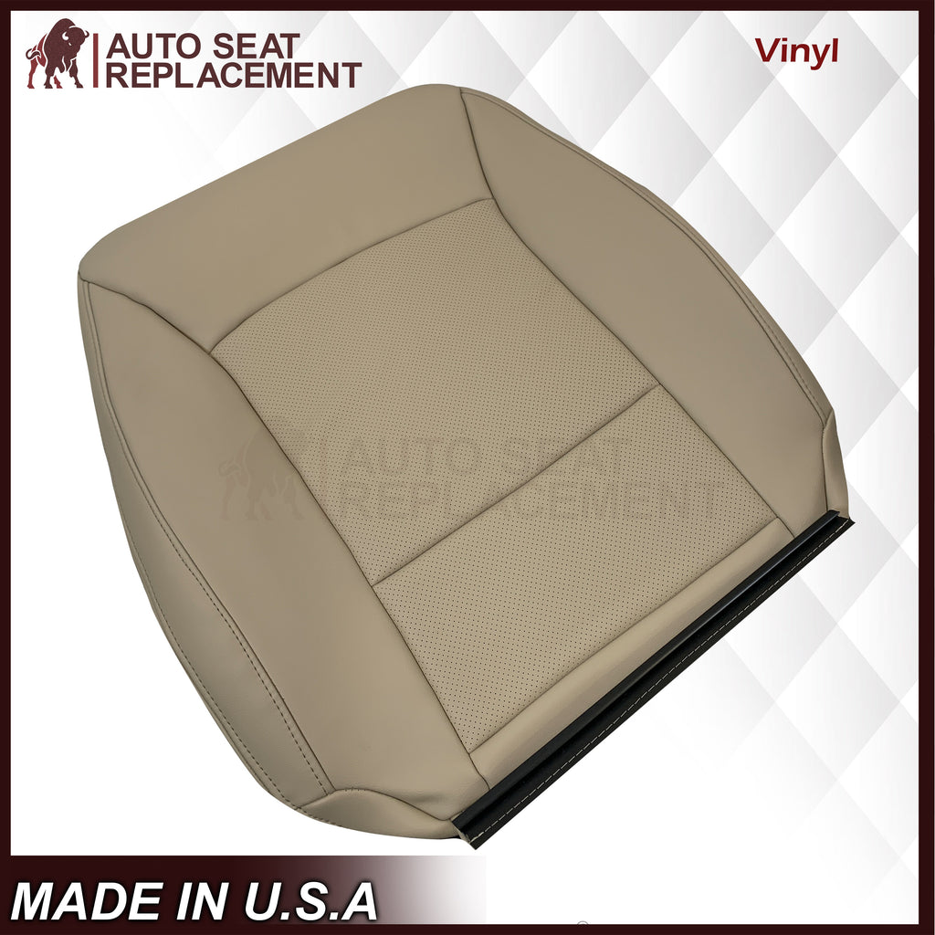 2015-2019 Subaru Outback Legacy Limited Replacement Synthetic Leather Seat Covers: Perforated, Ivory Tan