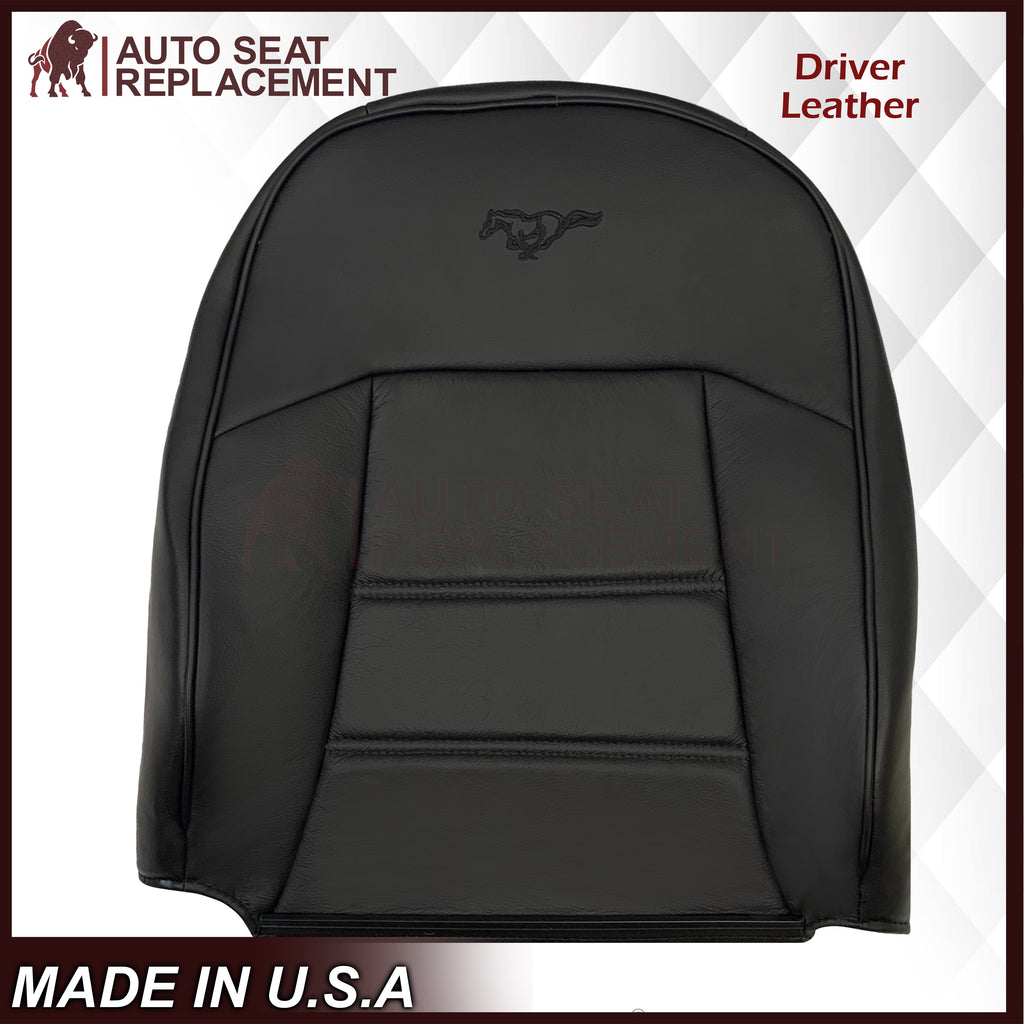 1999-2004 Ford Mustang V6 Replacement Seat Cover in Ebony Black: Choose From Variation