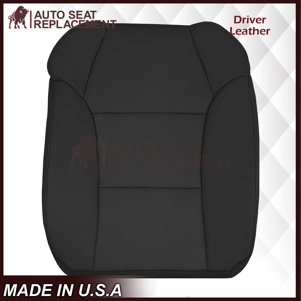 2007 - 2013 Acura MDX Driver Or Passenger Replacement Seat Covers: Non-Perforated Black