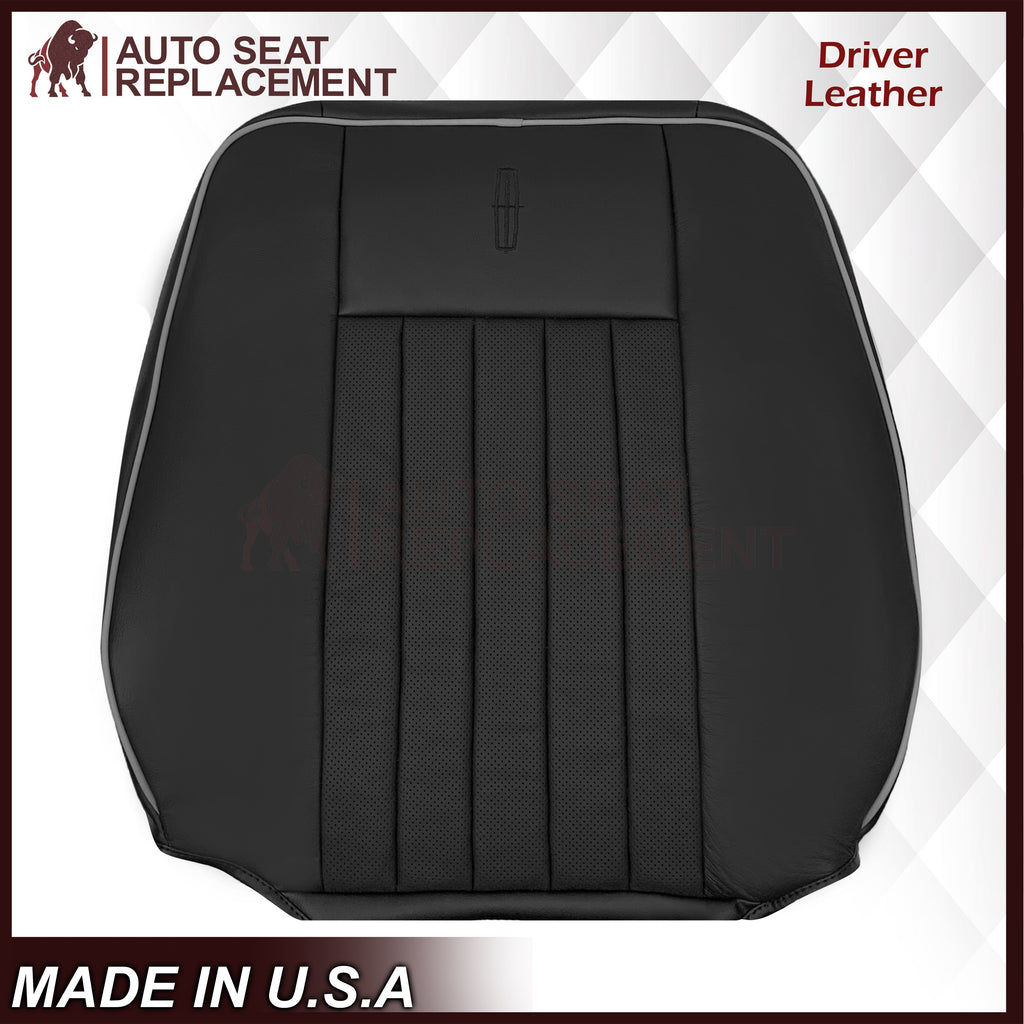 2003 - 2006 Lincoln Navigator Replacement Seat Covers in Black: Choose Genuine Leather or Vinyl