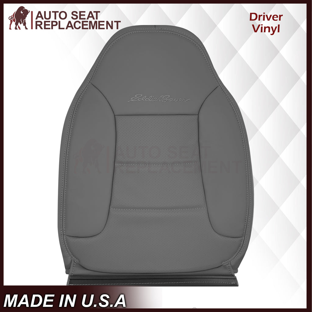 1992 - 1996 Ford Bronco Eddie Bauer Synthetic Leather Seat Cover In Gray