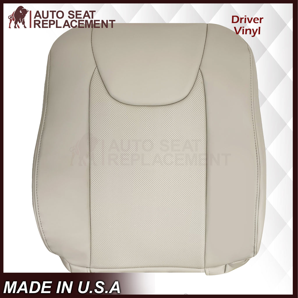2010-2015 Lexus RX350 RX450H Replacement Synthetic Leather Seat Covers: Tan Perforated