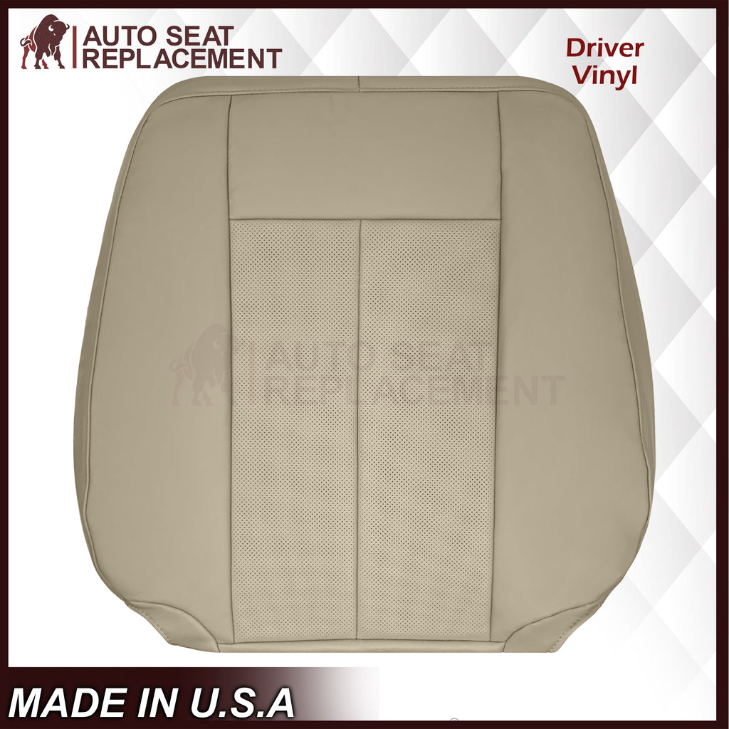 2007-2014 Ford Expedition Eddie Bauer/XLT Replacement Perforated Genuine Leather/Syn. Leather Seat Cover In Tan