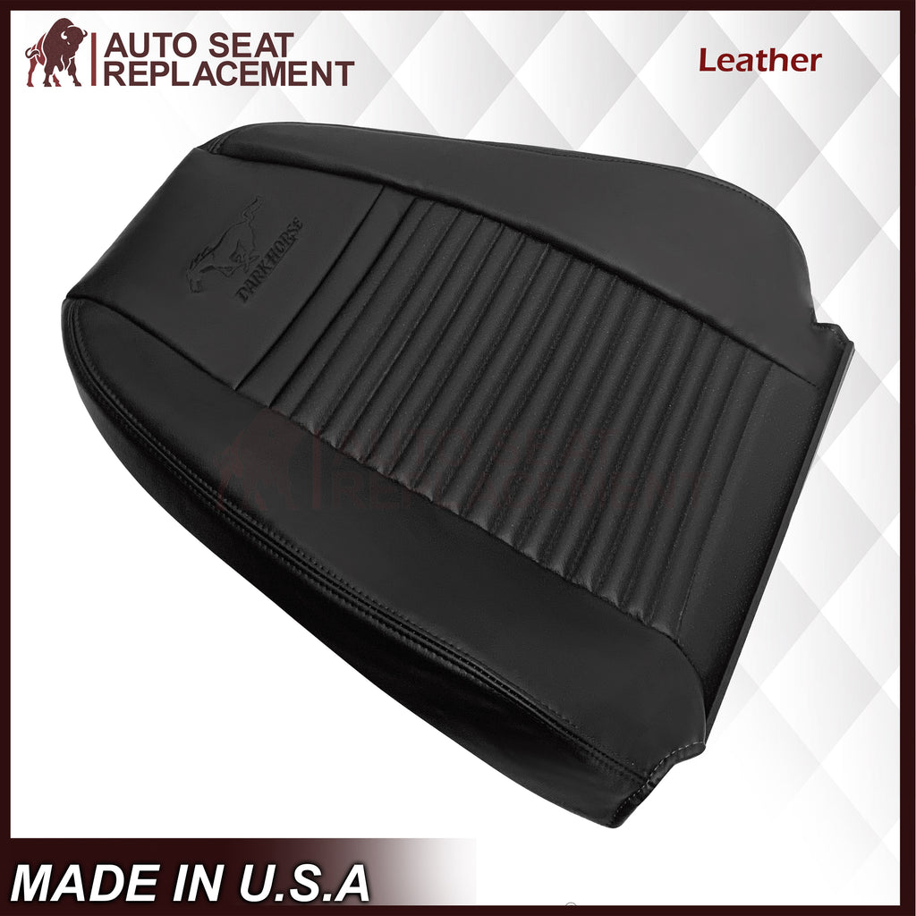 2003-2004 Ford Mustang Mach 1 ONE Replacement Leather Seat Cover in Ebony Black: Choose From Variation