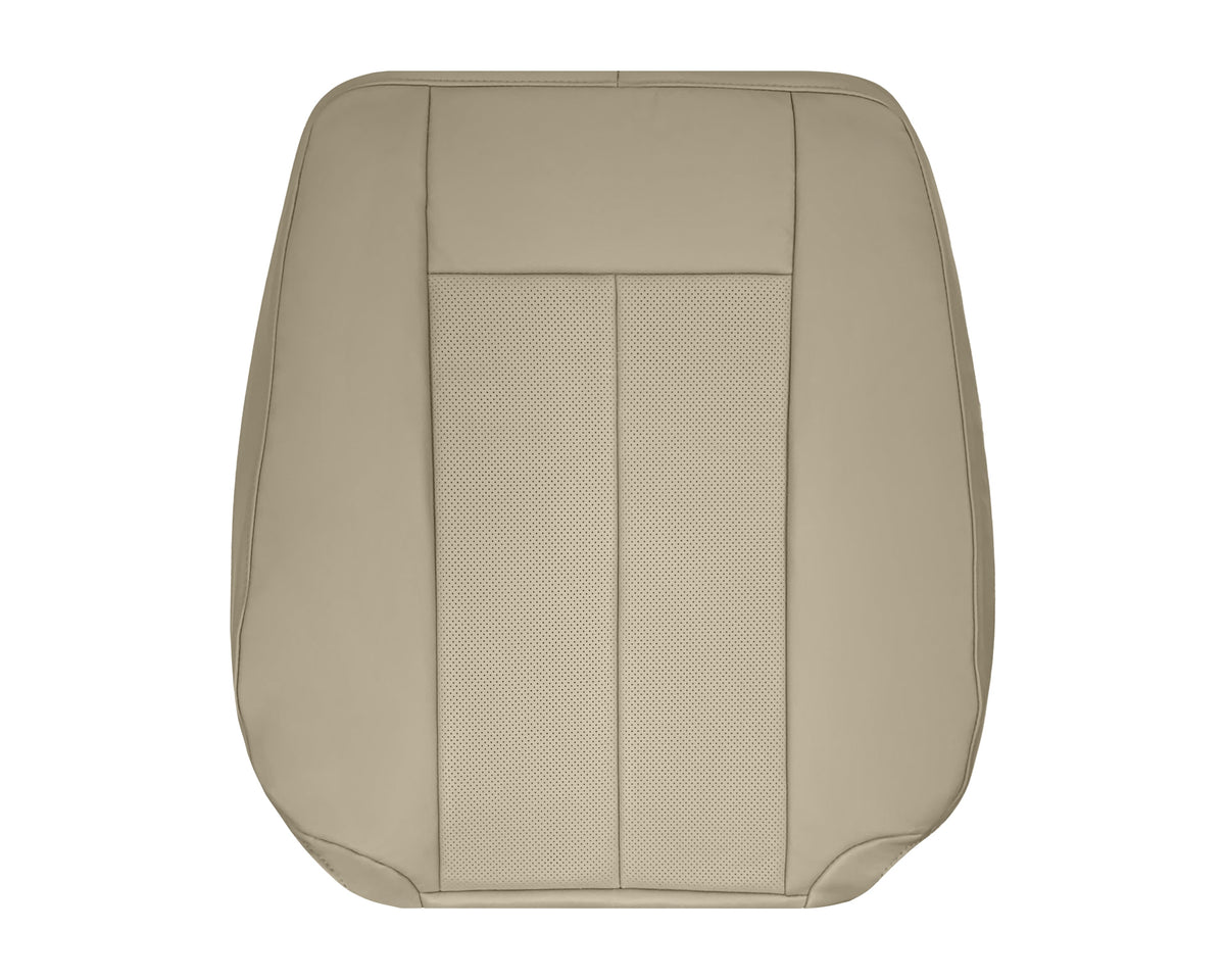 2007-2014 Ford Expedition Eddie Bauer/XLT Replacement Perforated Genuine Leather/Syn. Leather Seat Cover In Tan
