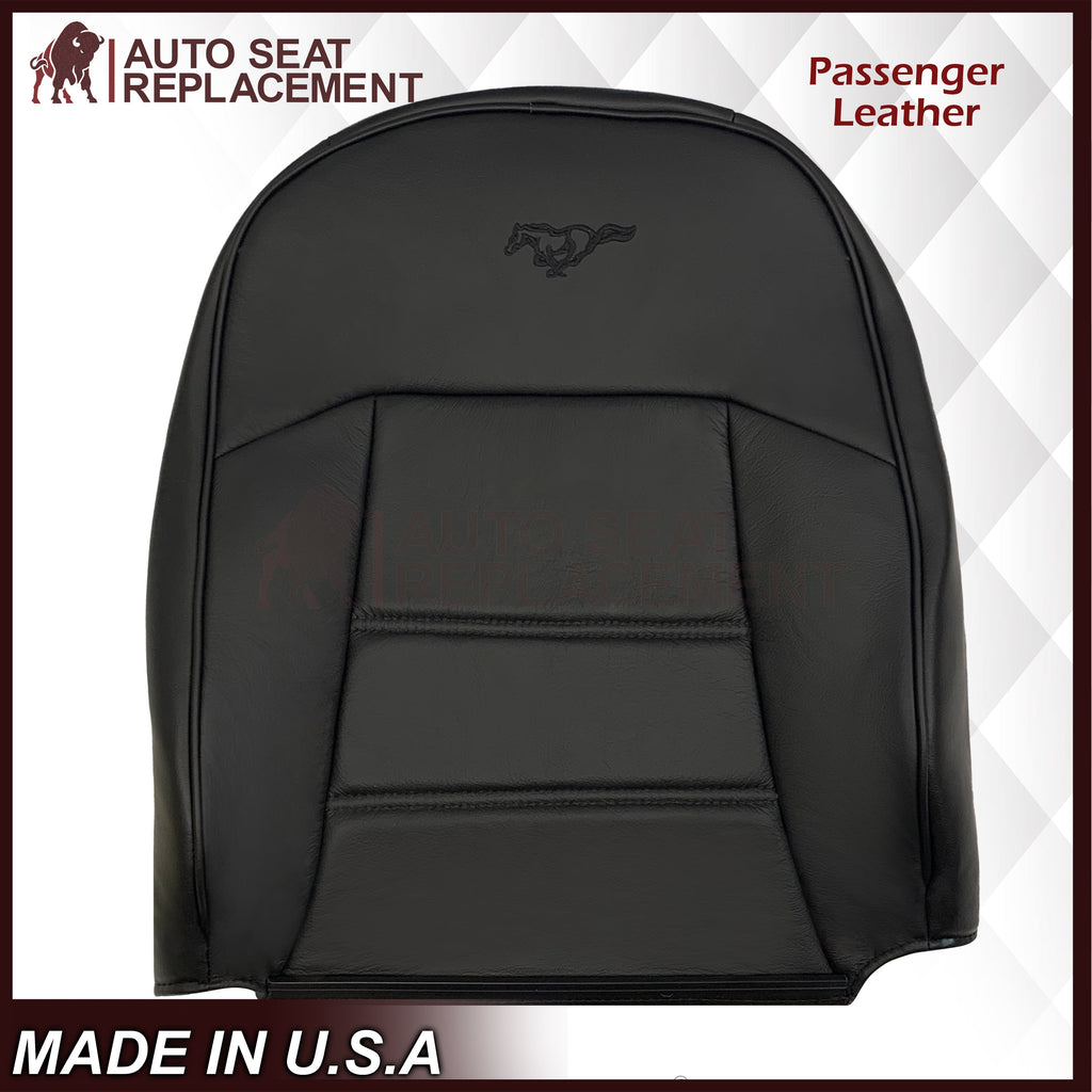 1999-2004 Ford Mustang V6 Replacement Seat Cover in Ebony Black: Choose From Variation