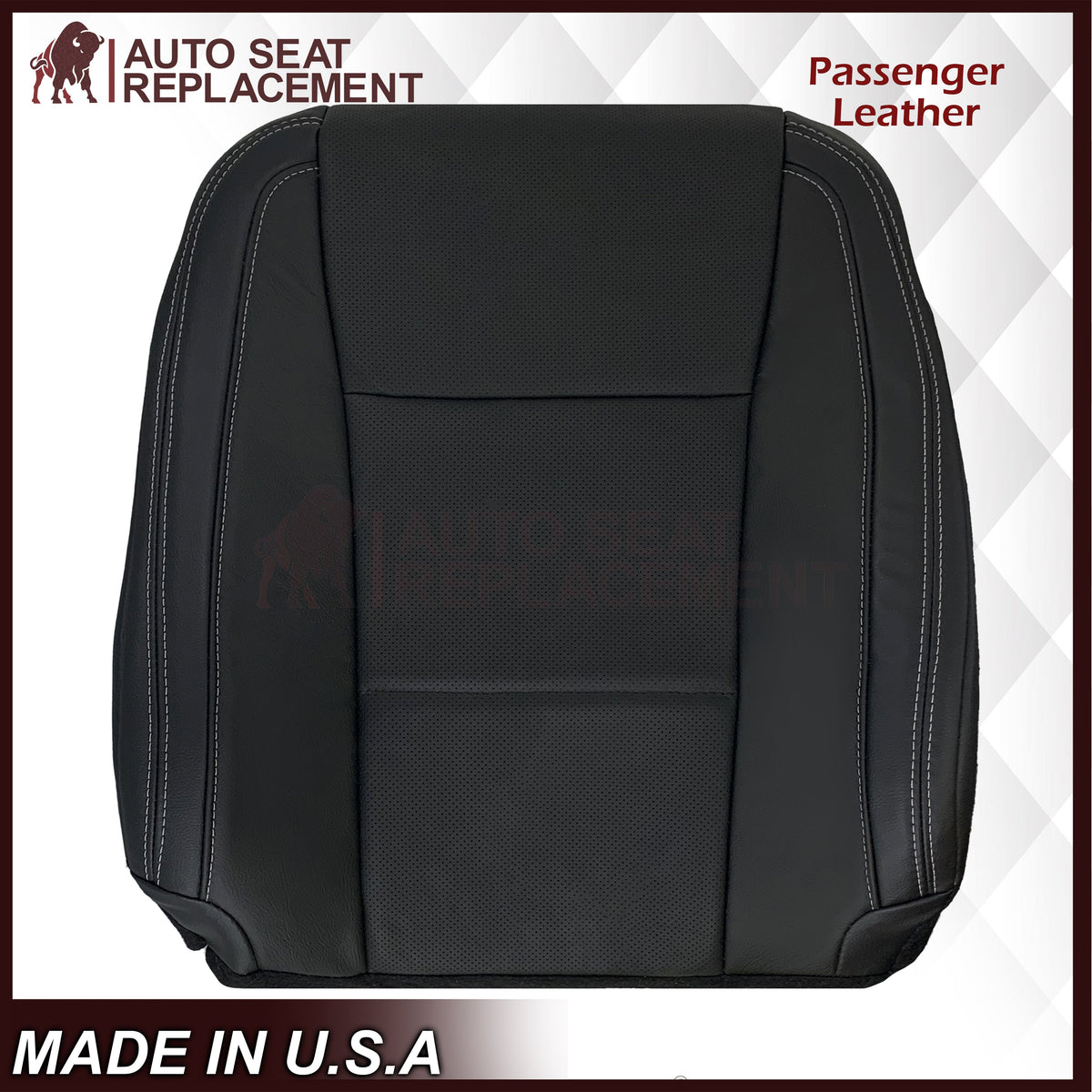 2017-2021 Ford F250 XLT Replacement Seat Covers In Charcoal Black