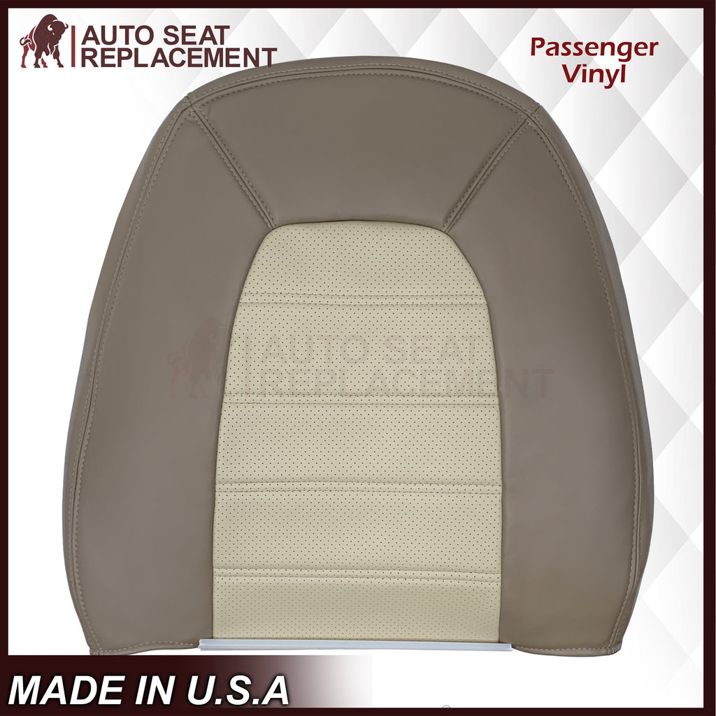 2002 - 2005 Ford Explorer Eddie Bauer Perforated Replacement Seat Cover In 2-Tone Tan