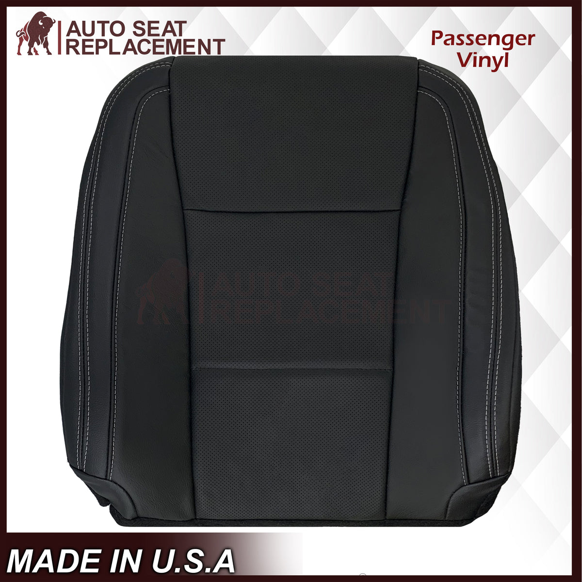2017-2021 Ford F250 XLT Replacement Seat Covers In Charcoal Black
