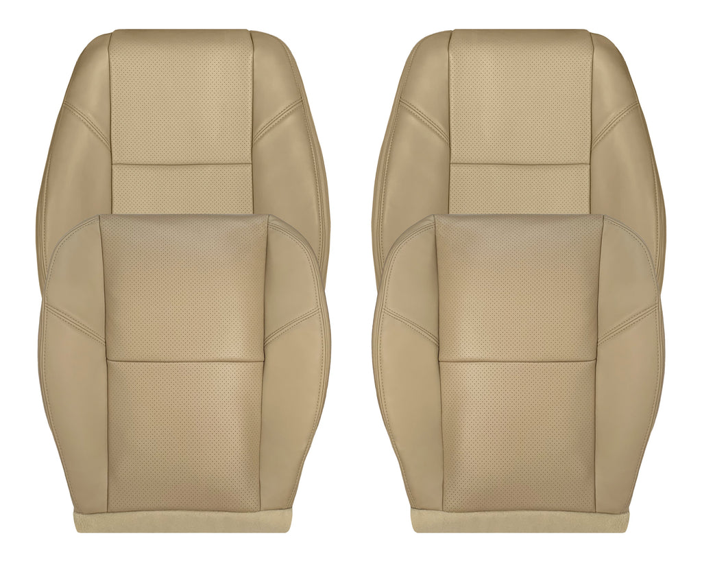 2009-2014 Cadillac Escalade Perforated Seat Cover in Light Cashmere Tan: Choose From Variation