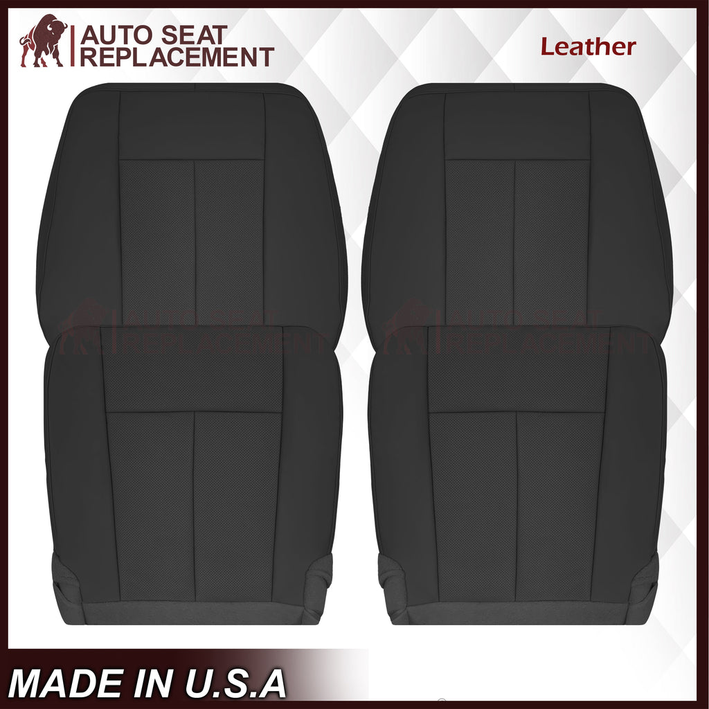 2007-2014 Ford Expedition Perforated Replacement Seat Cover In Black
