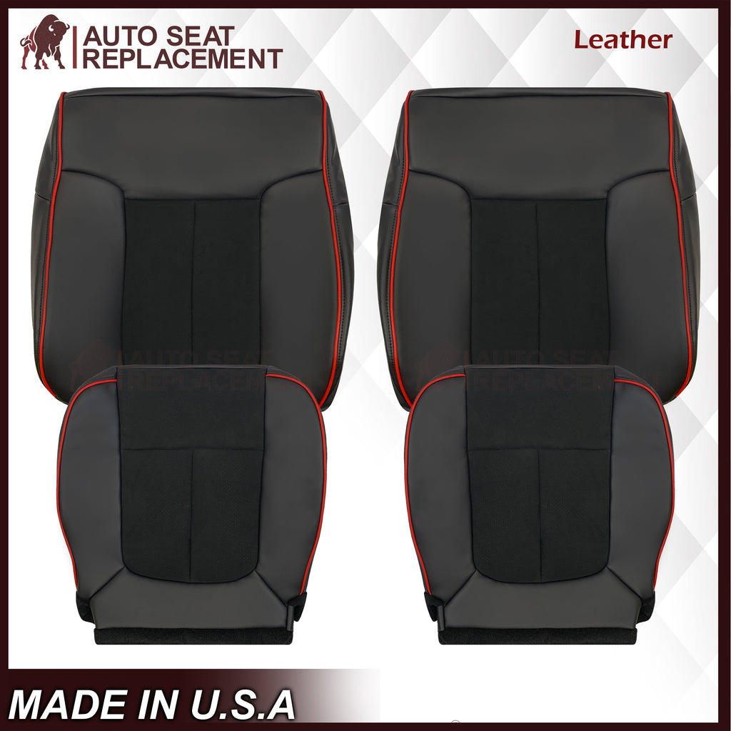 2013–2014 Ford F-150 FX4 Appearance Package Black Seat Cover with Suede Insert