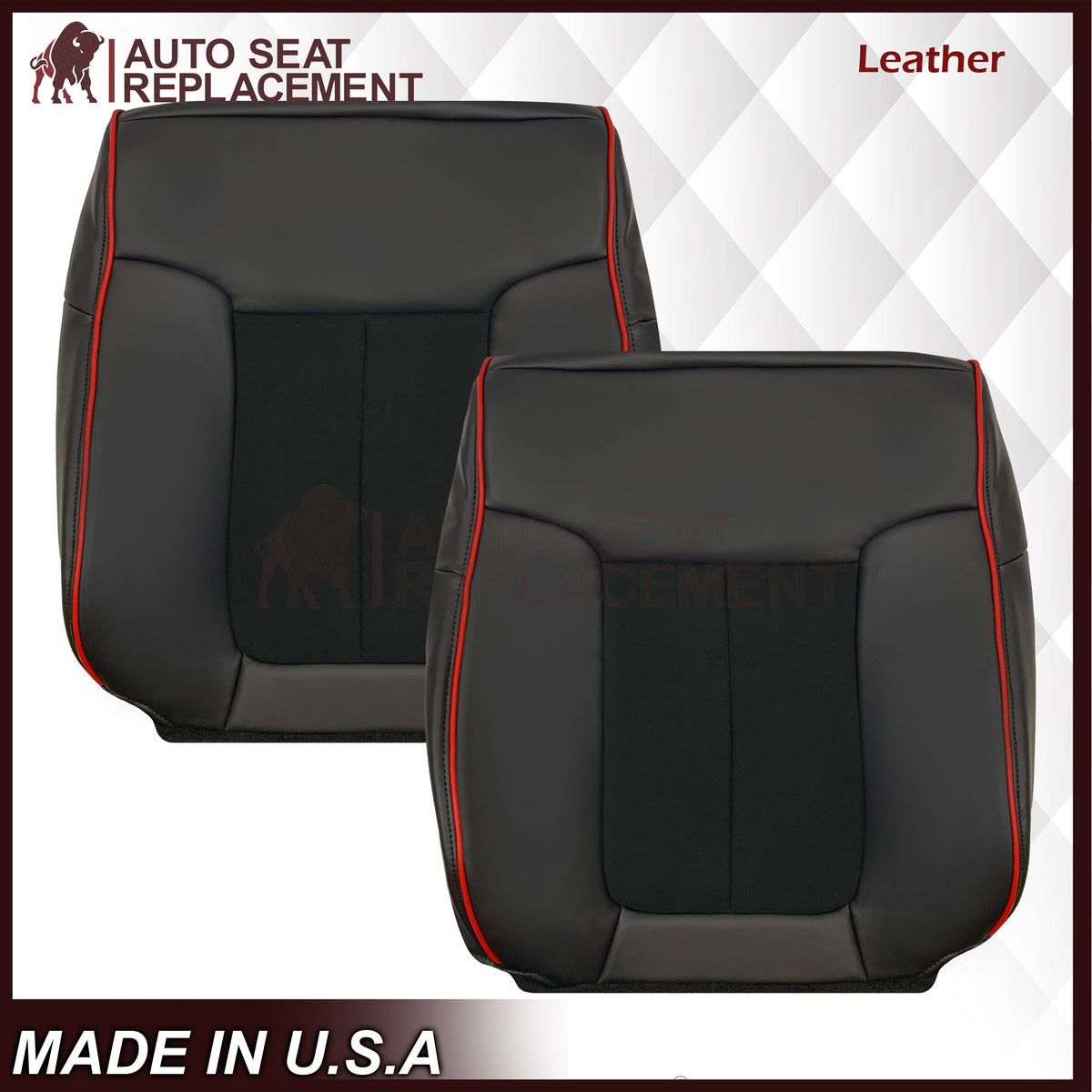 2013–2014 Ford F-150 FX4 Appearance Package Black Seat Cover with Suede Insert