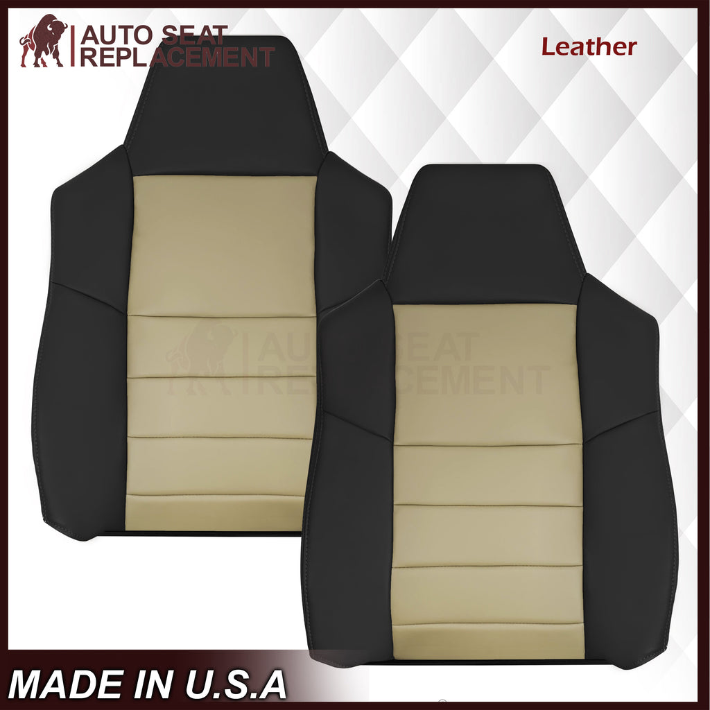 2005 Ford Excursion Eddie Bauer Sport Front Replacement Seat Covers: Choose Leather or Vinyl