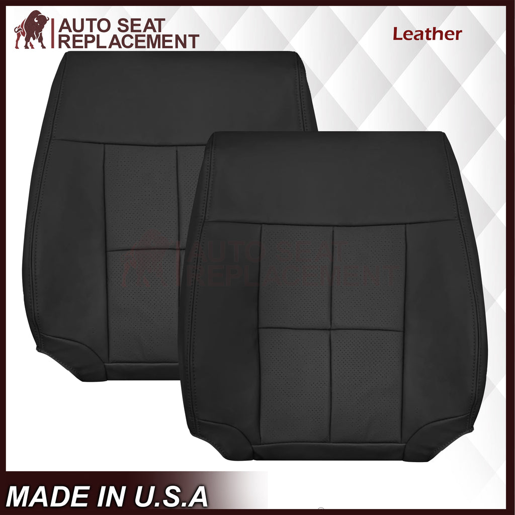 2007 - 2014 Lincoln Navigator Replacement Seat Covers in Black Leather or Synthetic Leather
