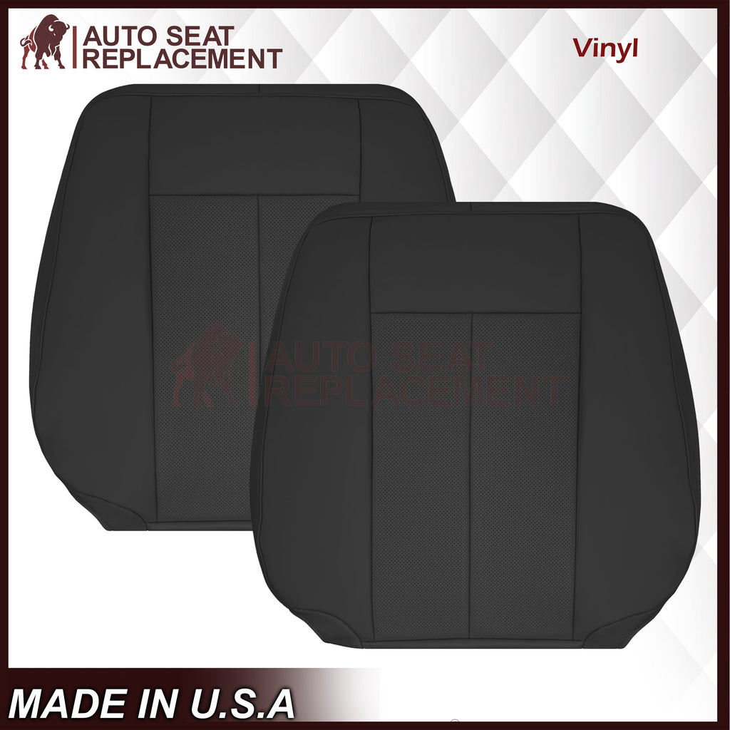 2007-2014 Ford Expedition Perforated Replacement Seat Cover In Black