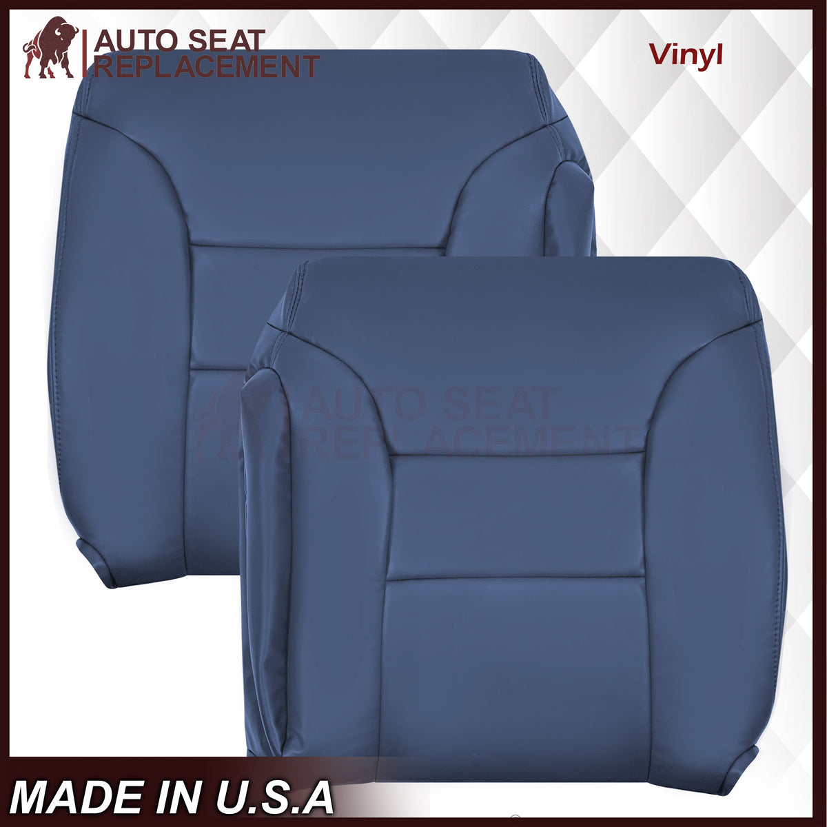 1995-1999 Chevy Tahoe Suburban Silverado Seat Cover in Navy Blue: Choose your options