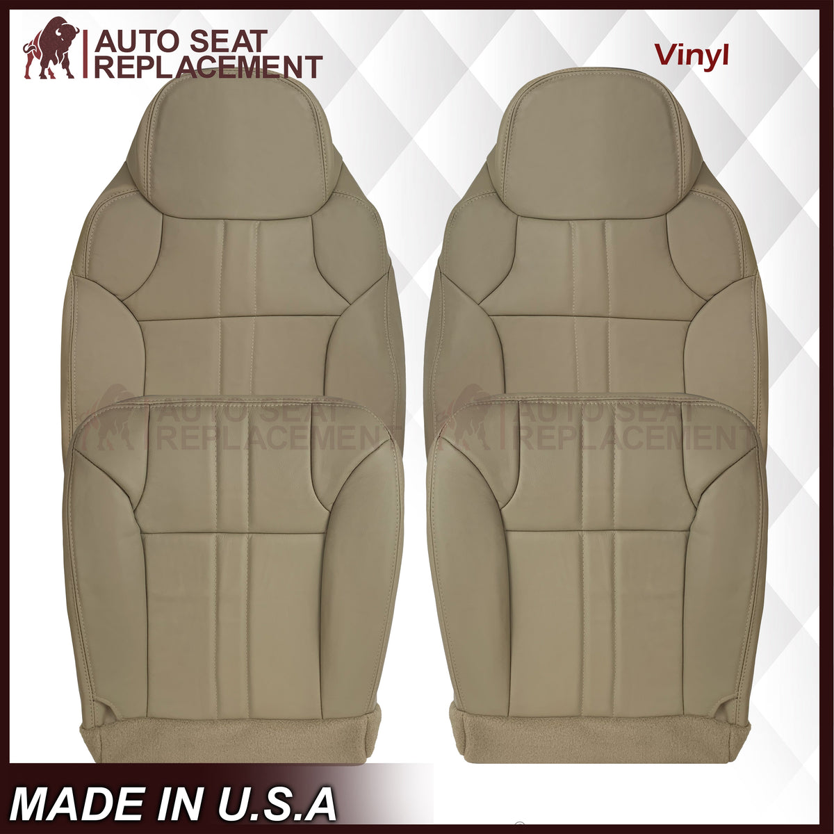 2000-2001 Ford Excursion XLT Seat Cover in Tan: Choose From Variation