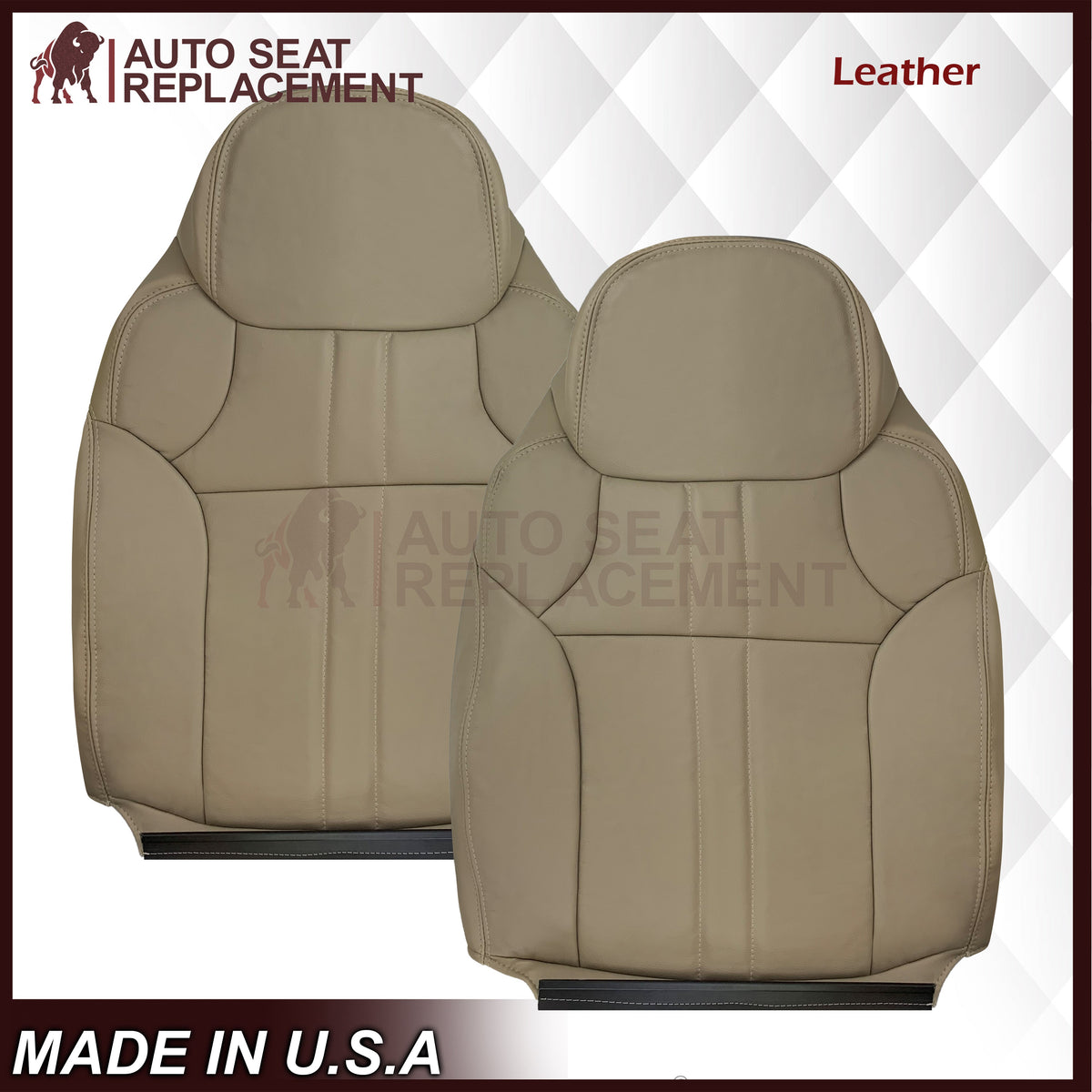 2000-2001 Ford Excursion XLT Seat Cover in Tan: Choose From Variation
