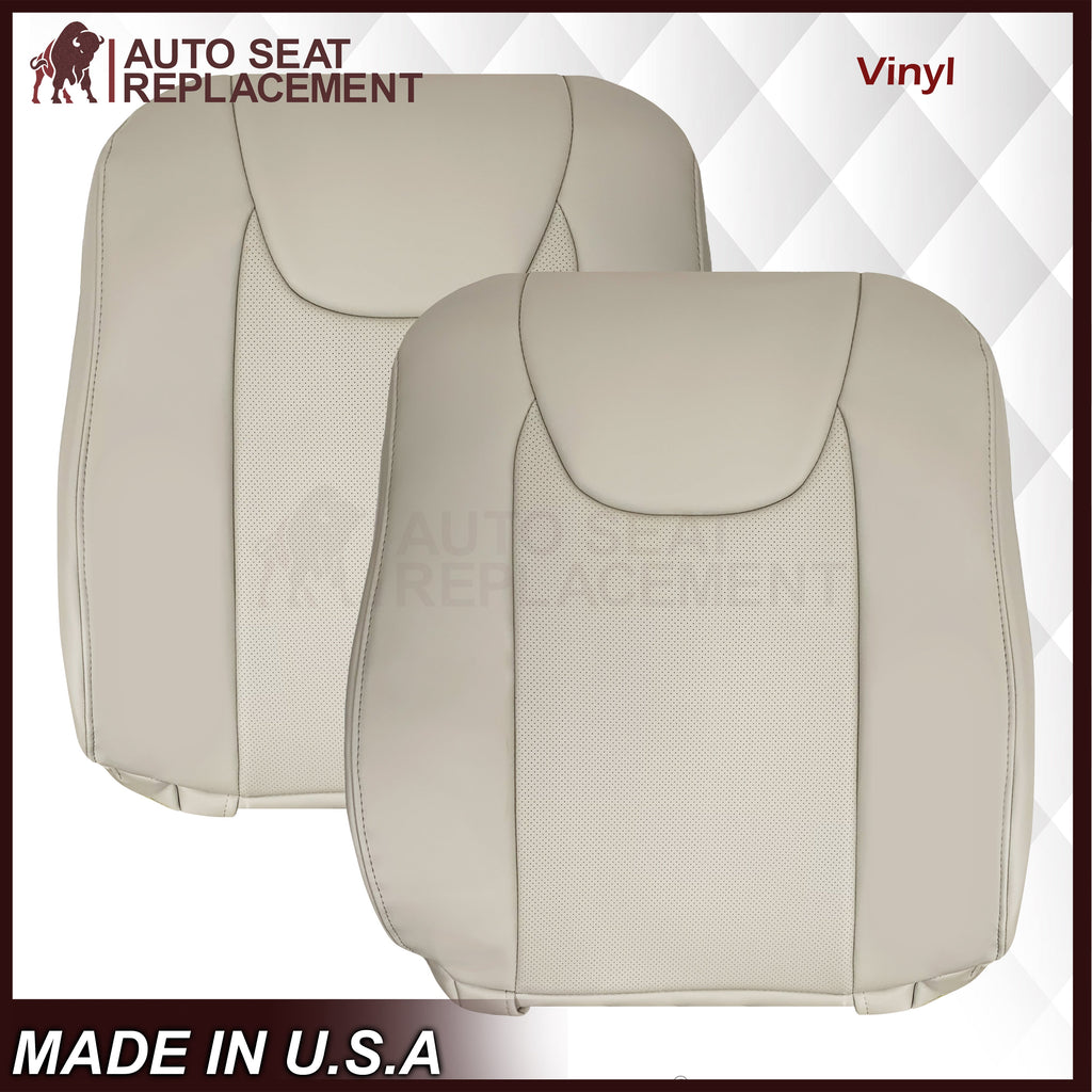 2010-2015 Lexus RX350 RX450H Replacement Synthetic Leather Seat Covers: Tan Perforated