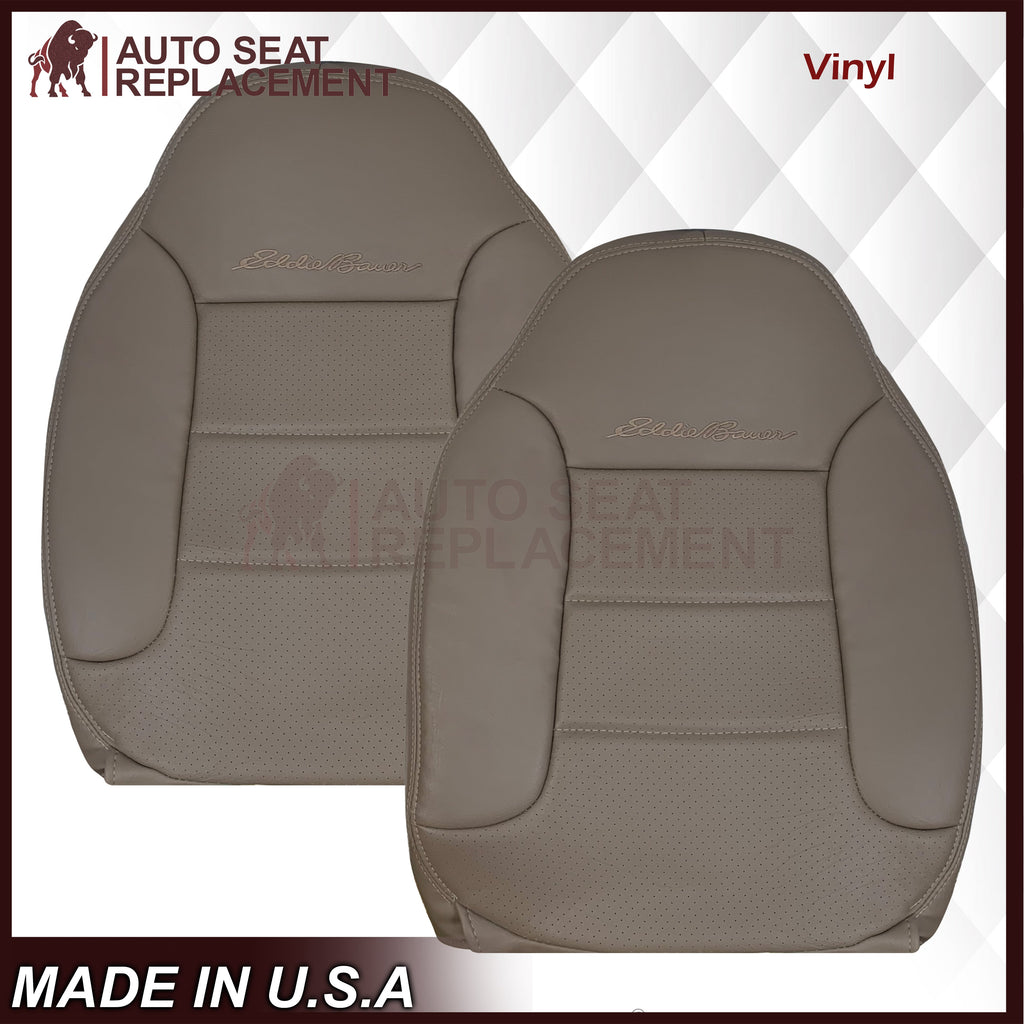 1992 - 1996 Ford Bronco Eddie Bauer Synthetic Leather Seat Cover In Mocha Tan