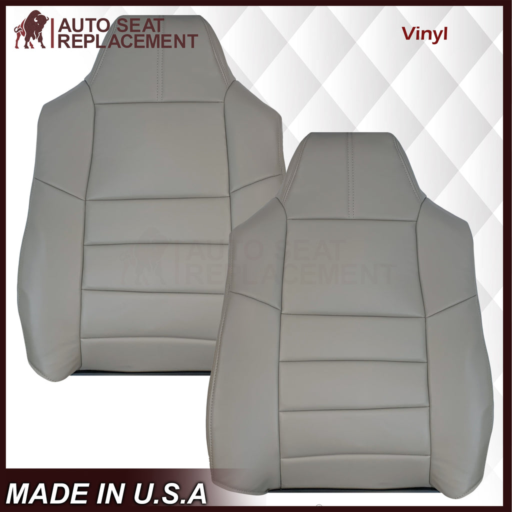 2008-2010 Ford F-250 F-350 F-450 F-550 Lariat Seat Cover in Medium Stone Gray: Choose From Variants