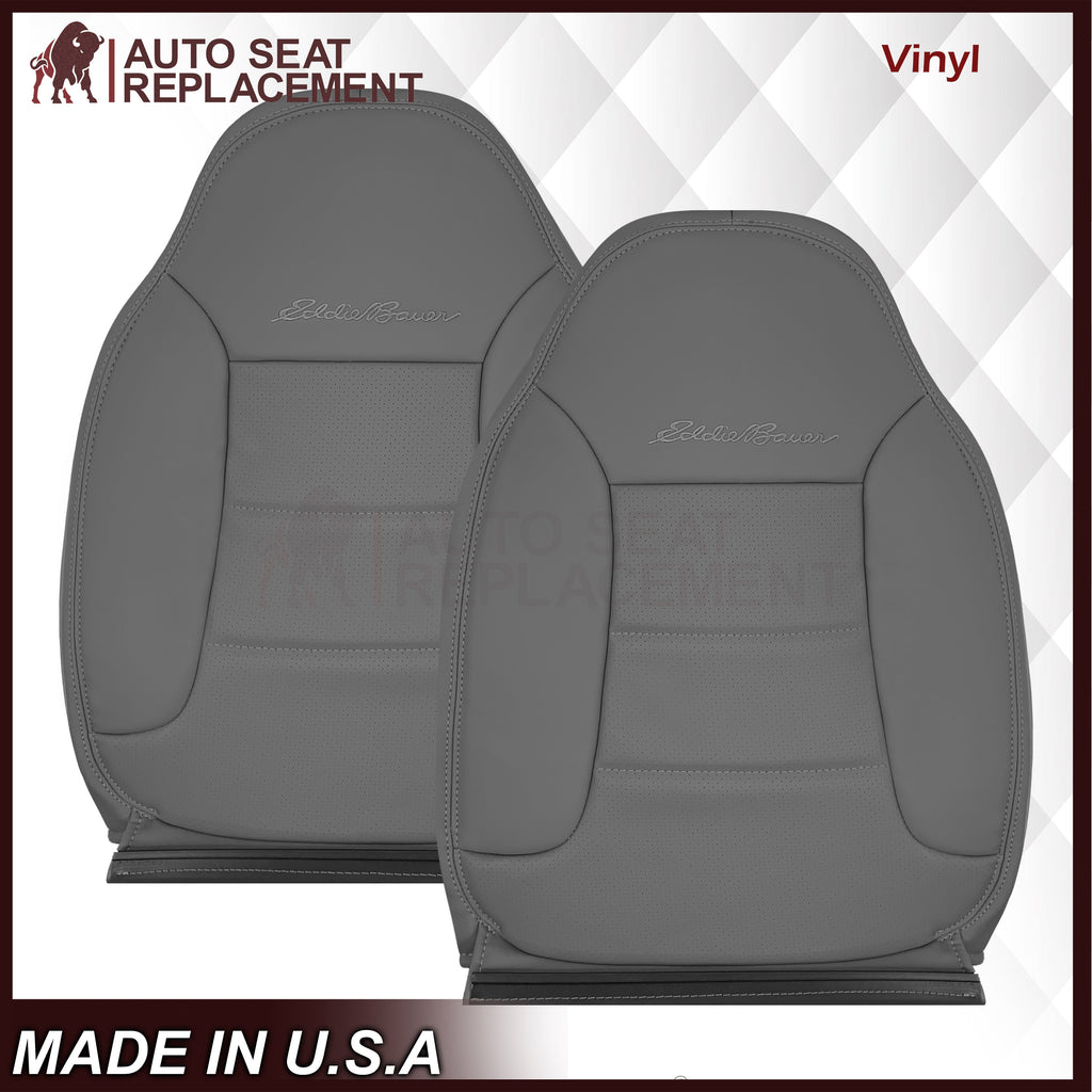 1992 - 1996 Ford Bronco Eddie Bauer Synthetic Leather Seat Cover In Gray