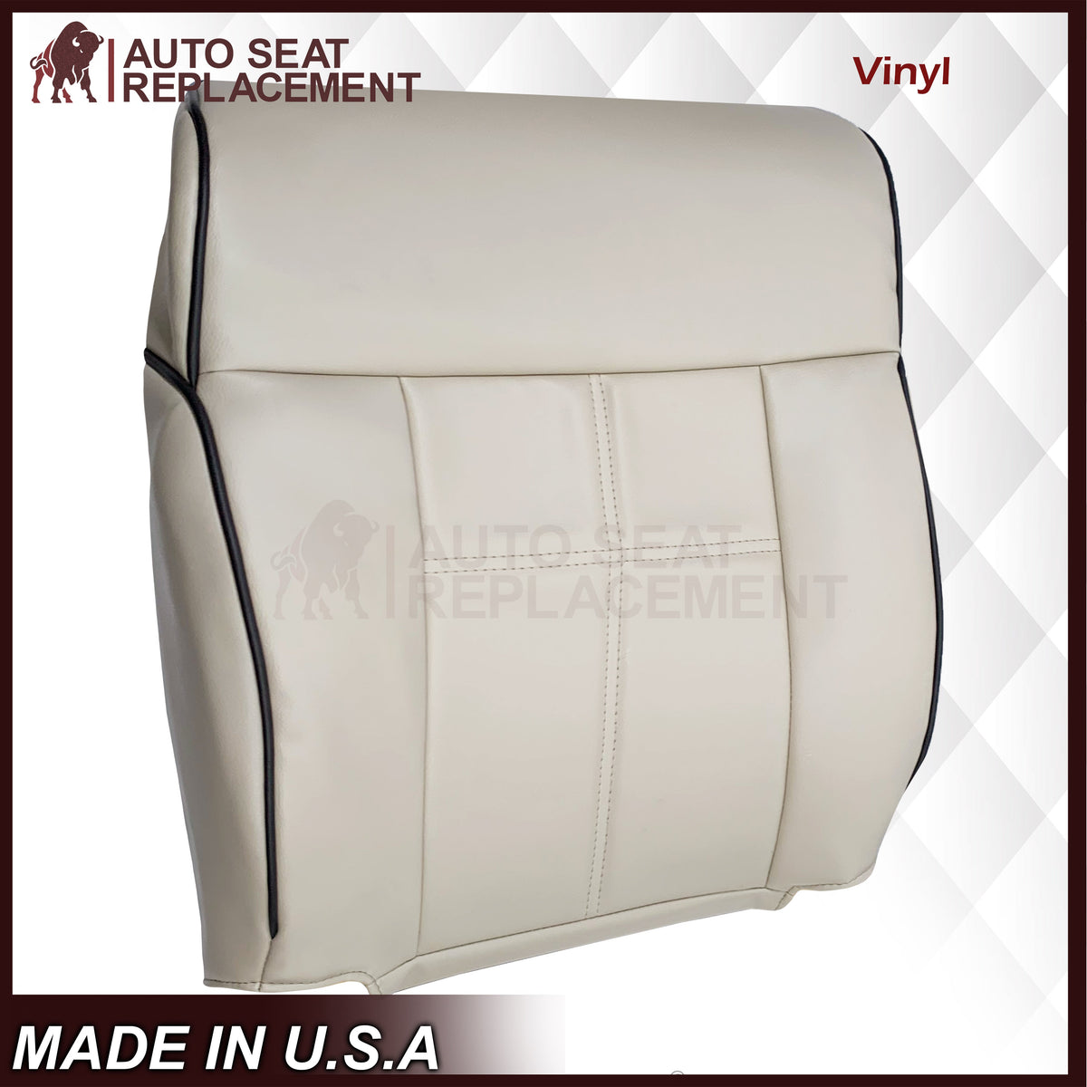 2006 2007 2008 Lincoln Mark LT Front Replacement Seat Covers in Medium Light Parchment Tan: Choose From Variants