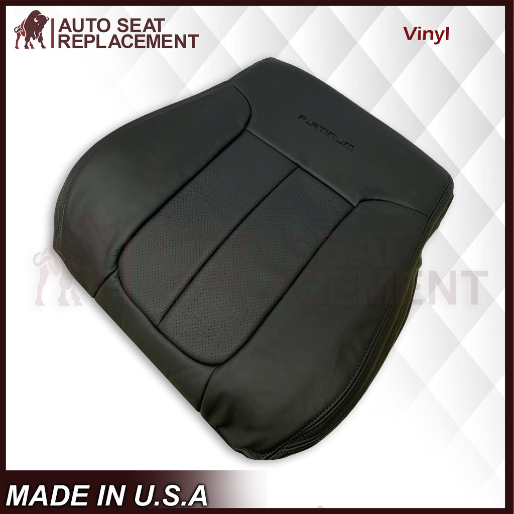 2009 - 2014 Ford F-150 PLATINUM EDITION Perforated Genuine Leather or Synthetic Leather Seat Covers